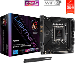 ASRock Phantom Gaming B760I LIGHTNING WIFI mITX LGA1700