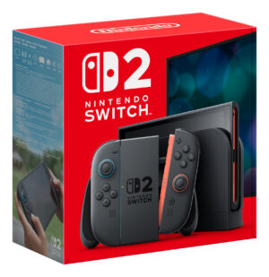 Nintendo Switch 2 + Mario Kart World bärbar 256 GB pekskärm Wi-Fi svart