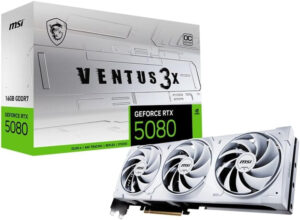 MSI GeForce RTX 5080 VENTUS 3X OC 16GB