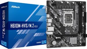 ASRock H610M-HVS/M.2 R2.0 Micro-ATX LGA1700 Intel H610