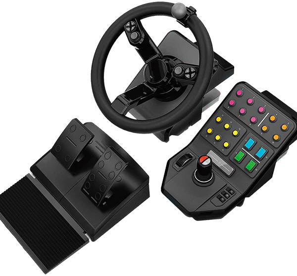 Logitech Heavy Equipment Ratt och pedalset PC