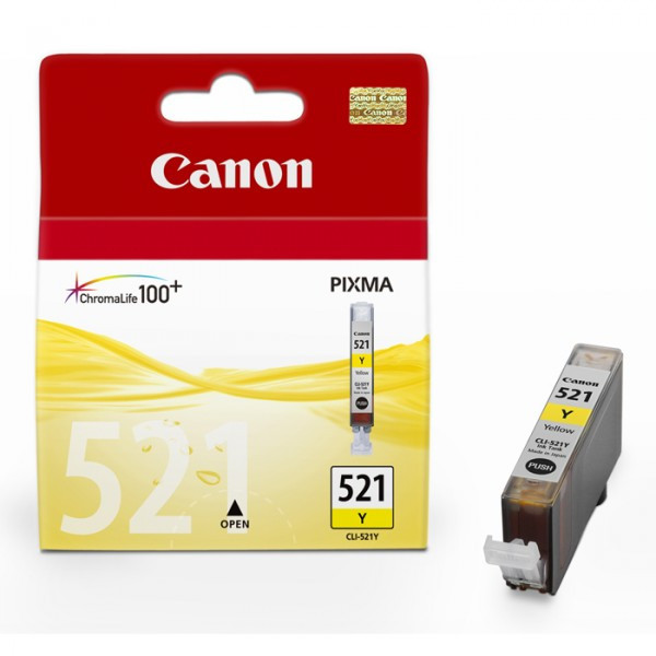 Canon Svart CLI-521Y - Gul
